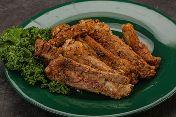 Stewed pork ribs with spices