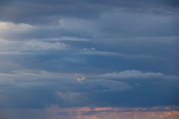 Sunset background, Black sea sunset view and landscape