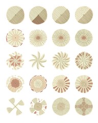 hand drawn organic abstact banner.