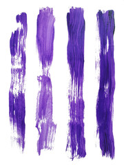 purple brush strokes, grunge design element, painted objects - 463539291