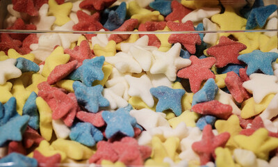Colorful gummy candies