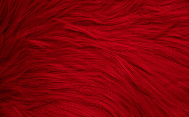 Abstract red fur texture background