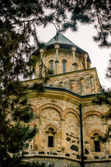 Saint mosaic in Orthodox monastery in Serbian national park Frushka Gora