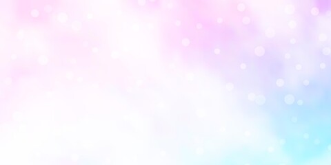 Light Pink, Blue vector texture with beautiful stars.