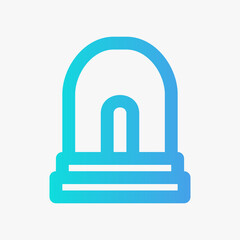 Obraz premium Sirin icon vector illustration in gradient style about medical, use for website mobile app presentation