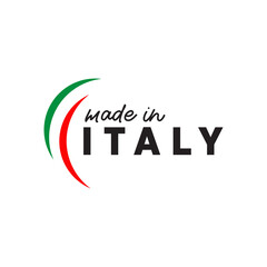 Made in Italy emblem label product logo symbol design