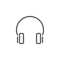 Headphones line icon