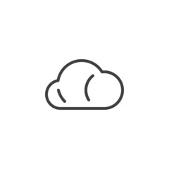 Cloud line icon