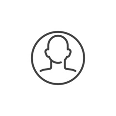User avatar line icon