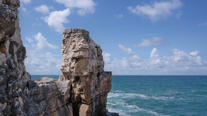 Beautiful sea landscape of the Black Sea in Turkey