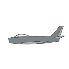 war world 2 air plane side view vector design