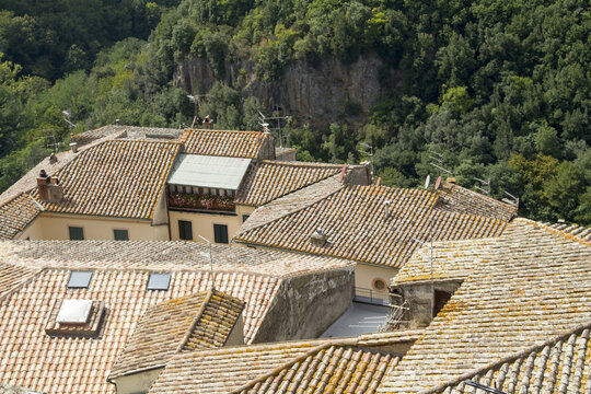 Sorano city Italy