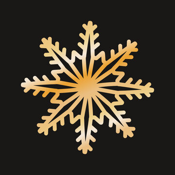 recommend clip art: cute snowflake, festive christmas design of unique winter symbol