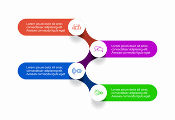 Infographic design template with place for your data. Vector illustration.