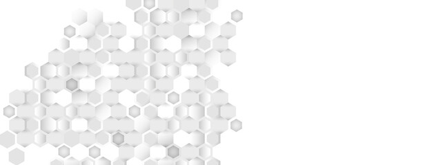 Illustration of hexagon pattern. Vector abstract pattern with hexagon shapes