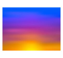 Abstract colorful Sunrise. Gradient Blur Texture. Vector illustration.