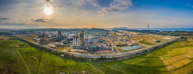 Dung Quat oil factory or Binh Son oil refinery, Dung Quat, Quang Ngai, Vietnam
