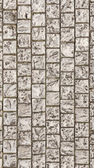 Grunge brick floor. Vintage abstract background texture. Exterior pattern