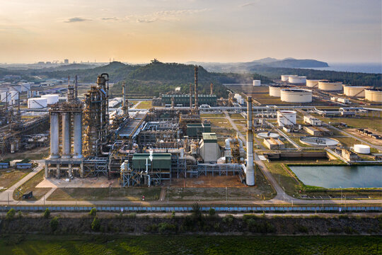 Dung Quat oil factory or Binh Son oil refinery, Dung Quat, Quang Ngai, Vietnam