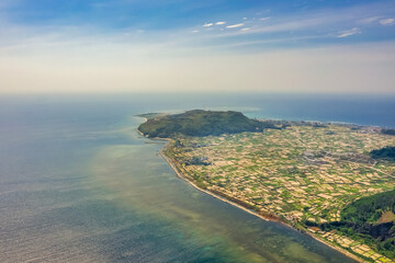 Cu Lao Re or Ly Son island or Volcanic island, Quang Ngai, Vietnam. 