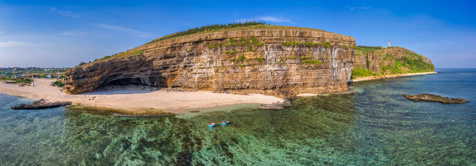 Cu Lao Re or Ly Son island or Volcanic island, Quang Ngai, Vietnam. 