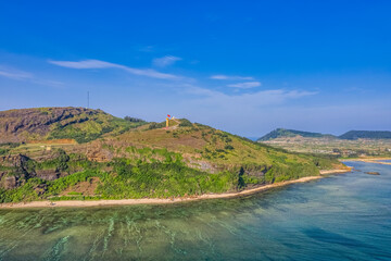 Cu Lao Re or Ly Son island or Volcanic island, Quang Ngai, Vietnam. 