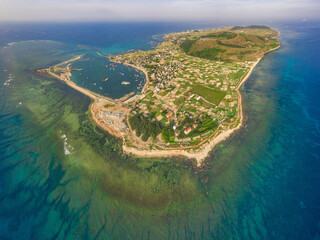 Cu Lao Re or Ly Son island or Volcanic island, Quang Ngai, Vietnam. 