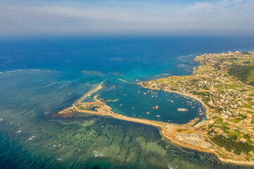 Cu Lao Re or Ly Son island or Volcanic island, Quang Ngai, Vietnam. 