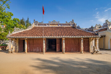 Dinh lang An Hai or An Hai village temple at Ly Son island, Quang Ngai, Vietnam