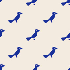 Seamless vector birds animal pattern. Stylish pattern for design, fabric, textile etc.