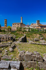 Fototapeta na wymiar Volterra medieval town in Tuscany Italy