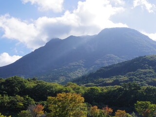 Fototapeta premium 秋の由布岳（大分県）