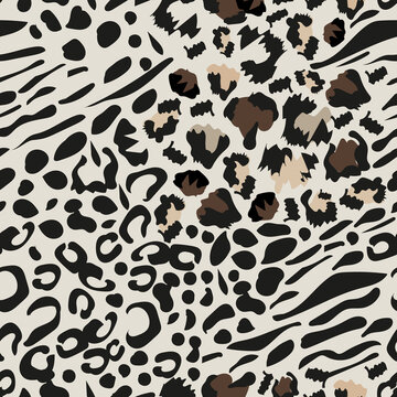 Leopard print pattern seamless for fabric design