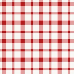 Red white classic fabric pattern