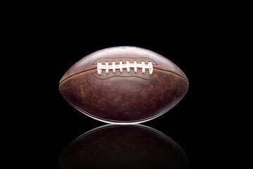 ball for Аmerican football on a dark background