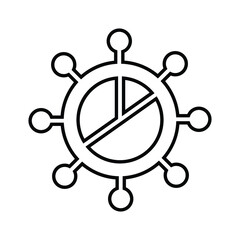 Marketing, skills, abilities line icon. Outline vector.