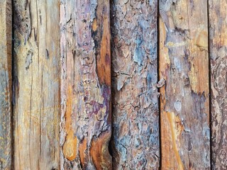 Wooden patterns. Side by side boards.