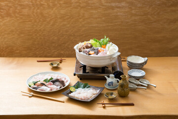 鍋料理、クエ鍋、あら鍋