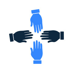 Obraz premium Our, team, together icon. Simple editable vector illustration.