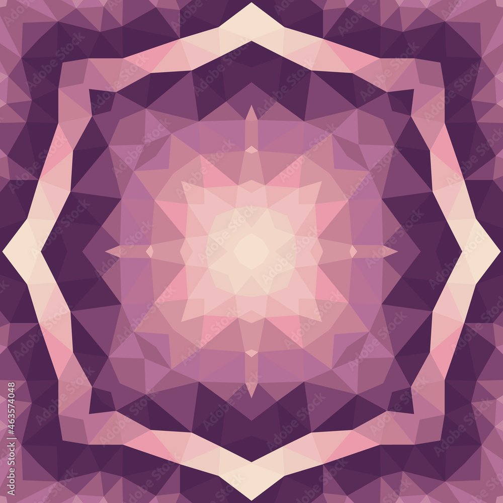 Poster abstract geometric background. seamless pattern design. mosaic decorative structure. vector illustra
