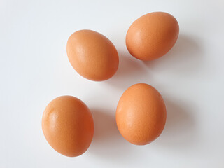 chicken egg, isolated on a white background