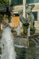 Here, the fountain, the Ceres well, is colloquially called the Pig Well. It is given as a gift to...