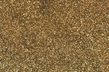 Glitter bokeh shiny background gold
