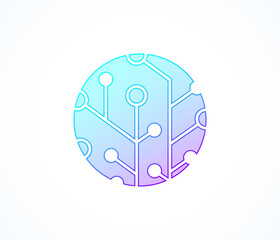 Futuristic abstract background blockchain technology. Peer to peer network business concept. Global cryptocurrency blockchain banner. Wave flow, illustration