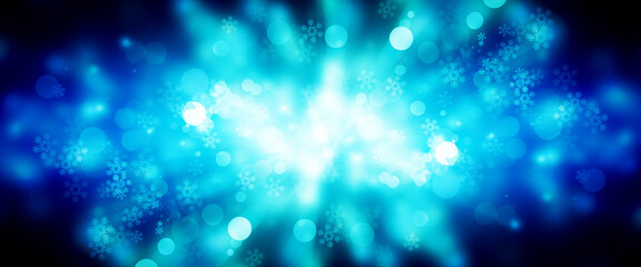 light backdrop abstract background. Blue glitter sparkle defocused radial rays lights bokeh beautiful abstract background