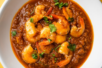 Prawns or shrimp or zinga masala curry