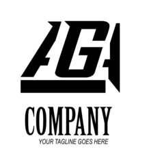 Simple  Alphabet Vector Icon. Simple vector illustration logo design. Suitable for all types of companies.