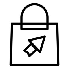 online shop icon vector for your design