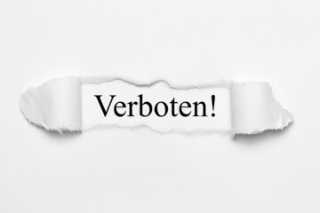 Verboten!
