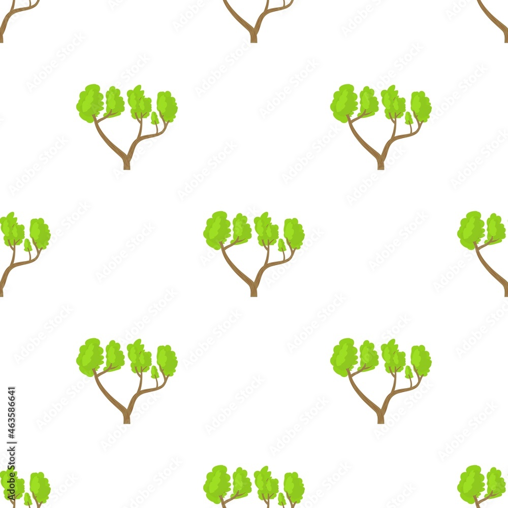 Poster a tree with a spreading green crown pattern seamless background texture repeat wallpaper geometric v